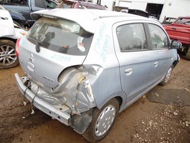 2017 MITSUBISHI MIRAGE ES HATCHBACK SILVER 1.2 AT 213993